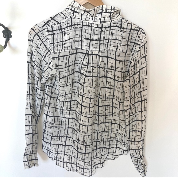 NWOT Greylin Chiffon Blouse - Picture 4 of 4